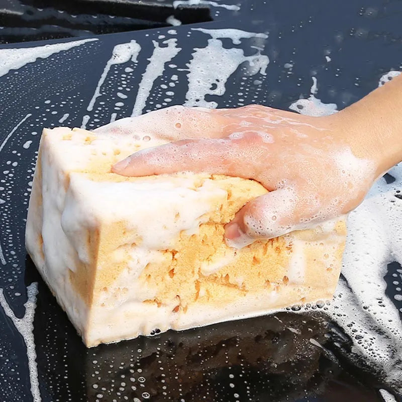 Large Honeycomb Car Washing Sponge for Auto Detailing & Motorcycle Cleaning