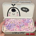 Kids Hair Clips Pack - Light Pink Heart & Bow Shapes for Girls, Party & Holiday Gifts