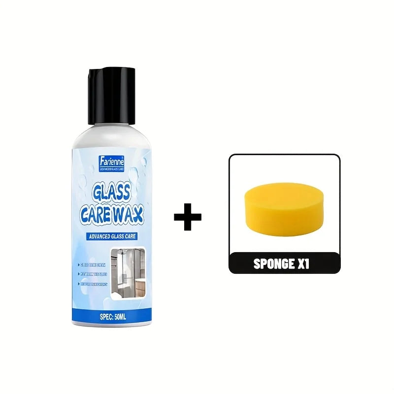 Glass Shower Door Cleaner for Hard Water Stains - Stainless Steel & Bathroom Care
