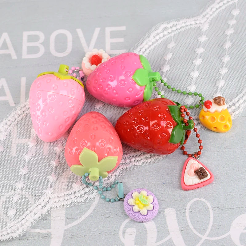 Cute Strawberry Lip Balm Moisturizing & Plumping Hydrating Lip Protector - Women Gift