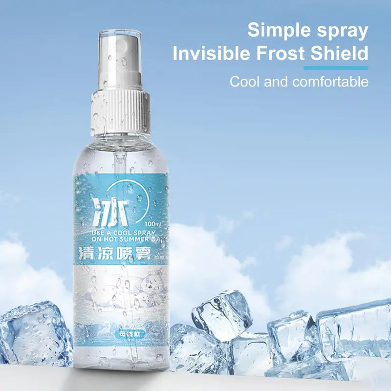 Portable Body Cooling Spray 100ml Fine Mist for Hot Weather & Outdoors