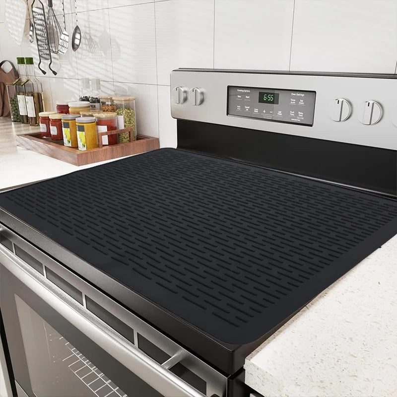Silicone Induction Cooktop Protector Mat Heat-Resistant Non-Slip Kitchen Cover