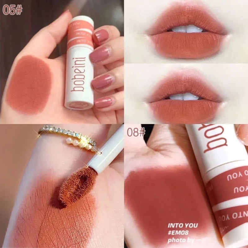 Matte Lip Glaze Dual-Purpose Lipstick & Blush - Long-Lasting, Affordable