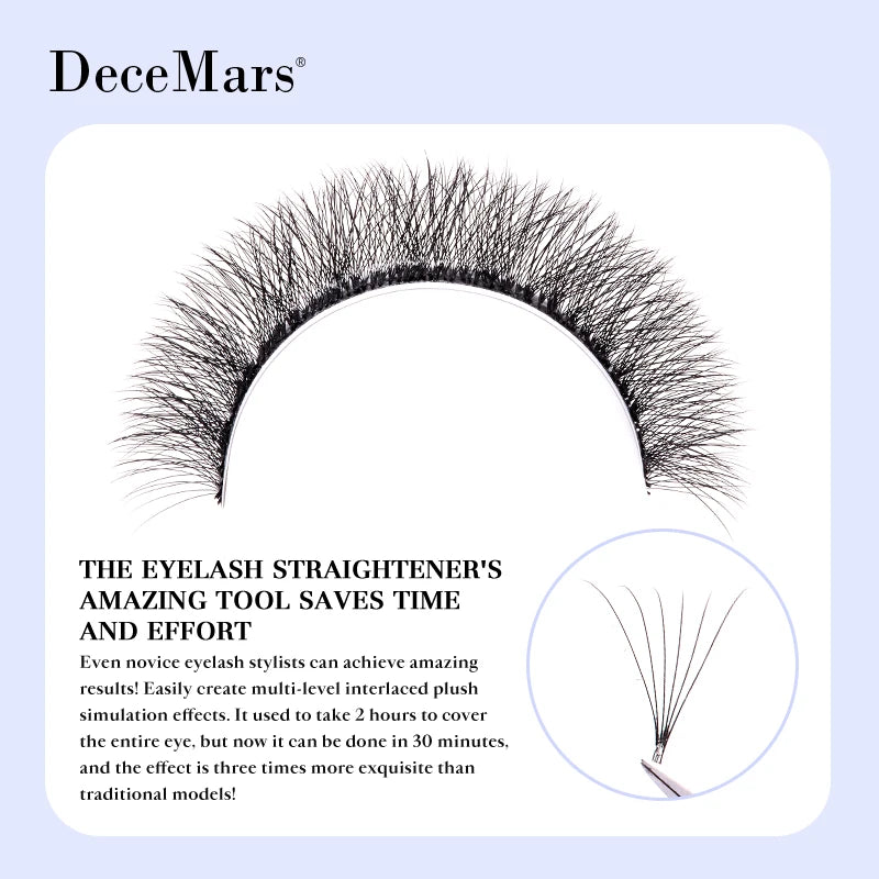 Pre-Made 6D Eyelash Extensions - Professional False Eyelash Set