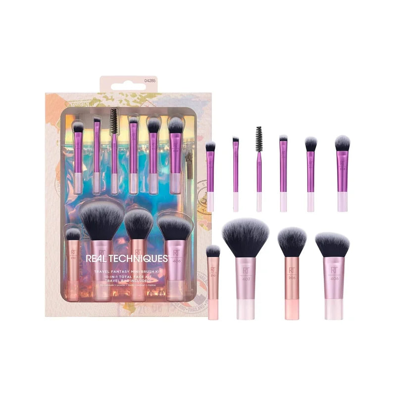 Complete Makeup Brush Set with Powder, Blush, Eye Shadow & Egg Beauty Tools