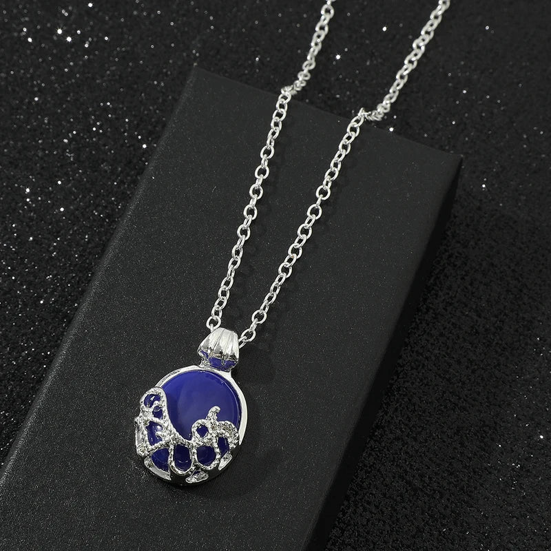 Vampire Diaries Elena Gilbert Crystal Pendant Necklace for Women