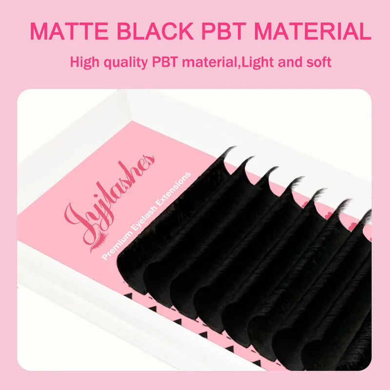 Individual Eyelash Extensions Long Length Classic Mink Faux Lashes Tray