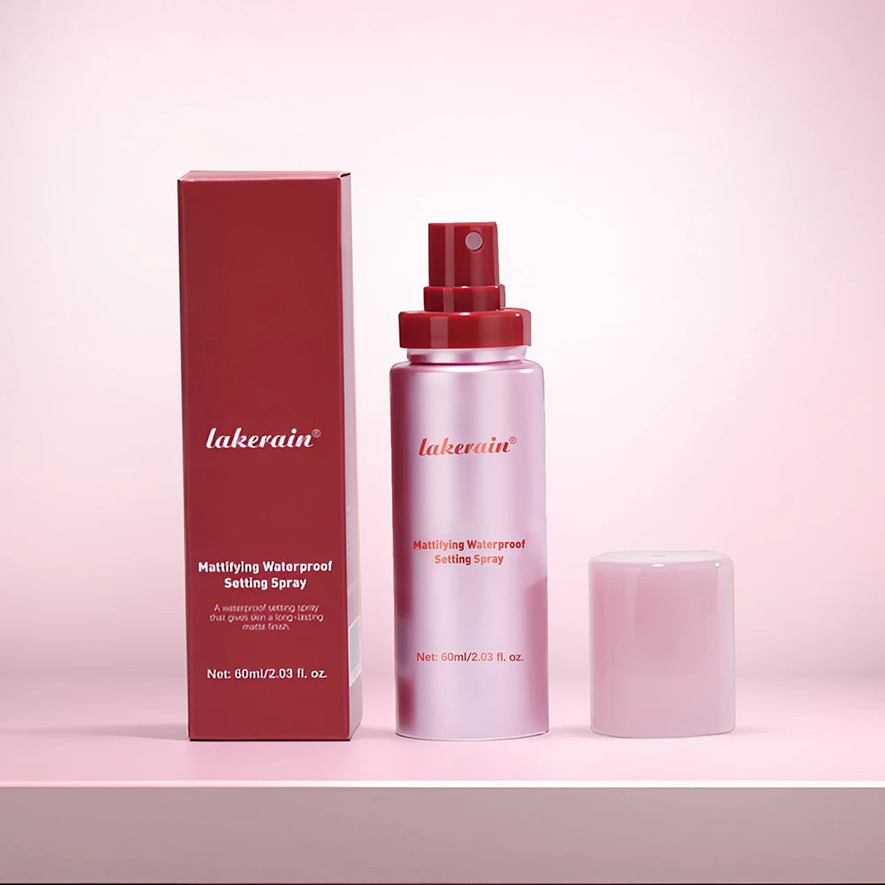 Mattifying Waterproof Setting Spray - Oil Control, Pore Tightening, Long-Lasting Makeup Fixer