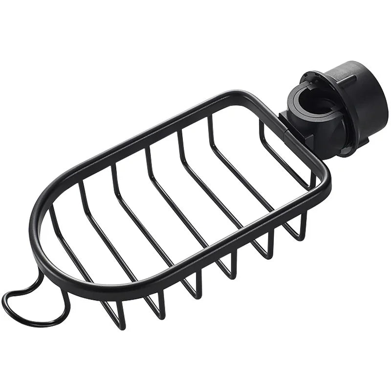 Kitchen Sink Drain Rack Sponge Holder Faucet Shelf Organizer Aluminum Bathroom Accessories