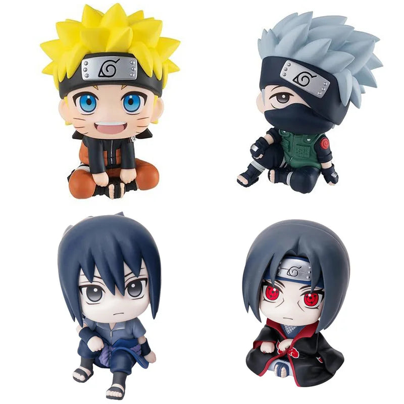 9cm Anime Action Figures Set - Naruto Sasuke Kakashi Itachi PVC Collectible Toys