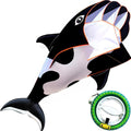 Outdoor Dolphin Kite - 57 Inch Animal Flying Kite for Open Area, Easy to Fly
