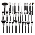 40-Piece Makeup Brush Set with Synthetic Bristles - Professional Quality