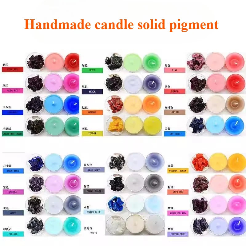 DIY Candle Wax Pigment Colorant - Non-Toxic Soy & Paraffin Candle Dyes