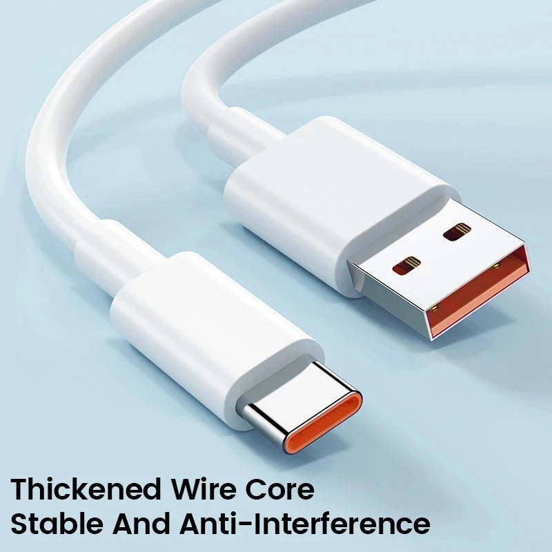 67W Fast USB Charger for Xiaomi Redmi POCO Type C Wall Adapter