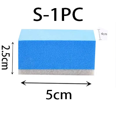 Car Glass Oil Film Cleaning Sponge Wiper - Multi-Color Felt & Foam Glass Cleaner