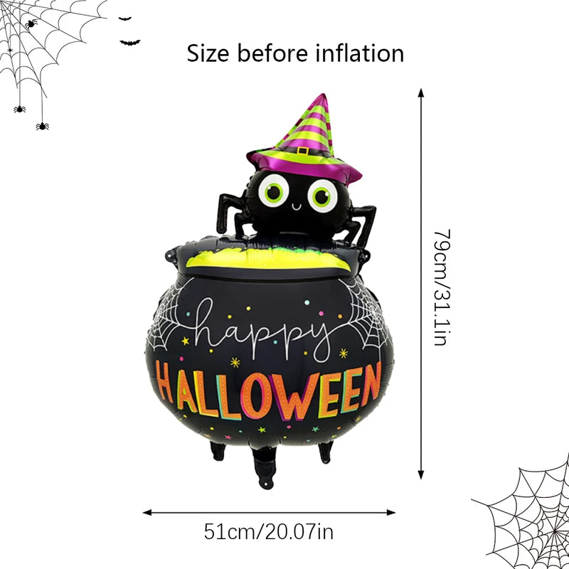 Halloween Spider Themed Balloon for Party Decorations - Pack of 1 or 2