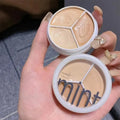 3-Color Concealer Palette for Face and Eye Dark Circles Blemishes Makeup