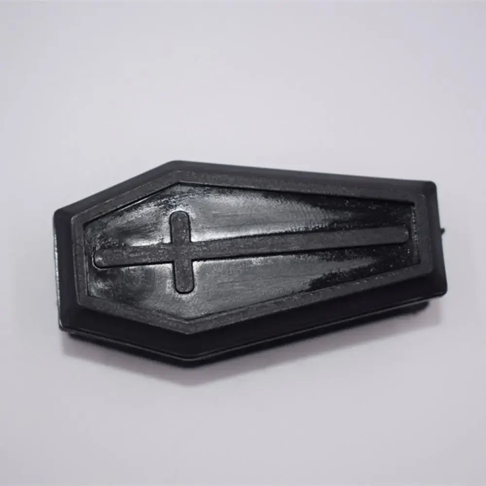 10pcs Mini Black Coffin Storage Boxes Halloween Decor Landscape Props