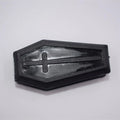 10pcs Mini Black Coffin Storage Boxes Halloween Decor Landscape Props