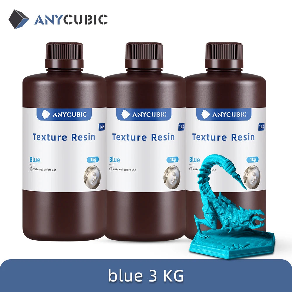 ANYCUBIC Texture Resin 14K High-Precision UV Photopolymer for 3D Printing