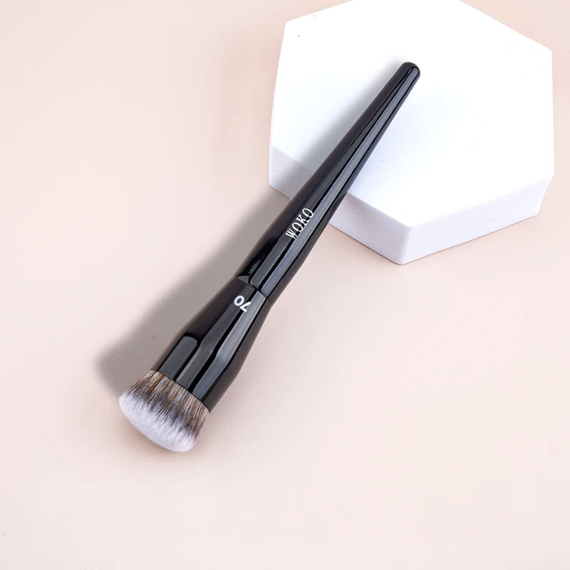 Pro 70 Big Foundation Makeup Brush - Chubby Synthetic Face Contour Tool