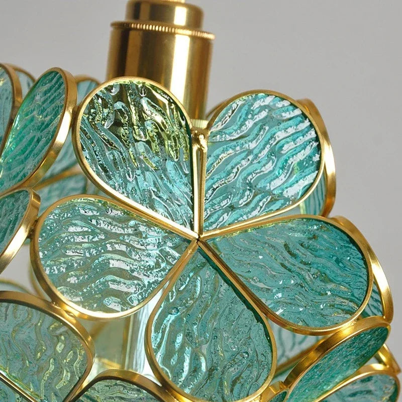 Modern Color Crystal Glass Pendant Light - Ceiling Chandelier for Living & Dining Room