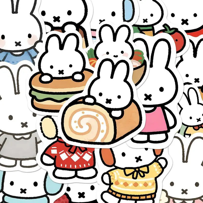 Cute Water Cup Stickers for Phone Cases Notebook Laptop Waterproof Decor - Miffy Style