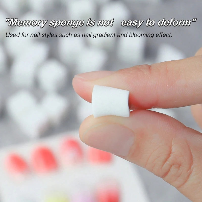 50pcs Gradient Nail Art Stamper Tools Set for Manicure & Nail Design
