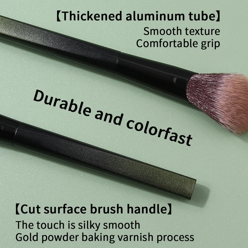 Multi-Purpose Makeup Brush Set - Blush, Highlight, Contour & Smudge Tools