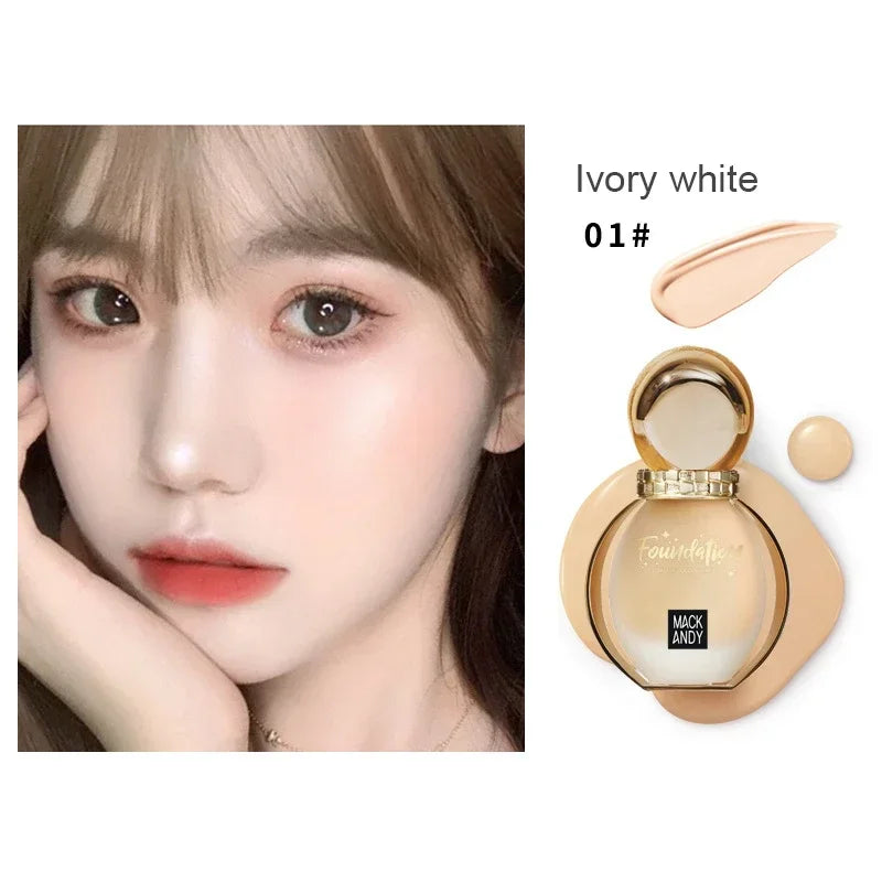 Long Lasting Waterproof Liquid Foundation & Concealer - 40ml