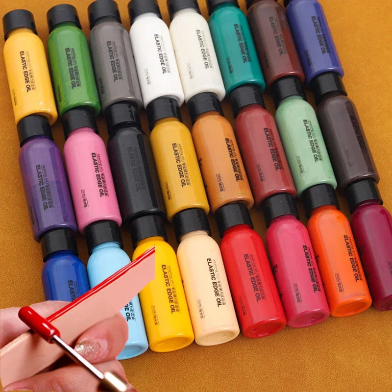 Leather Edge Paint Oil Dye - Professional Edge Dressing for Leather Craft & Shoe Repair