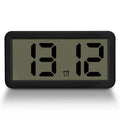 Digital Alarm Clock with Time & Date Display, Snooze Function, Wall-Mount LCD, Battery Powered