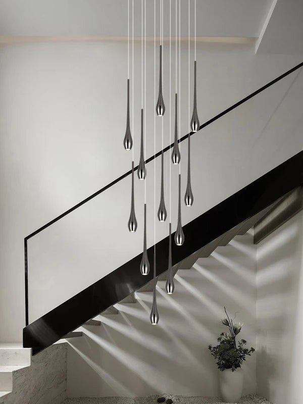 Nordic Style LED Pendant Light for Living Room & Staircase - Modern Ceiling Lamp