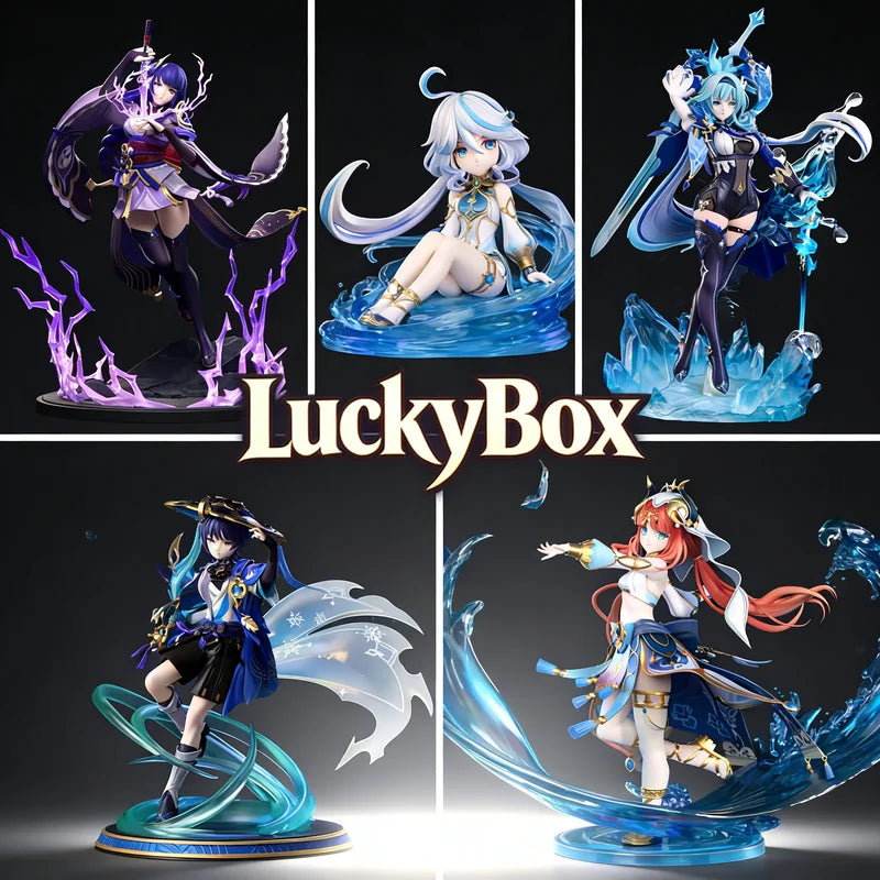 Genshin Impact Collectible Character Figures Blind Box - Game Gift Set with Iconic Characters