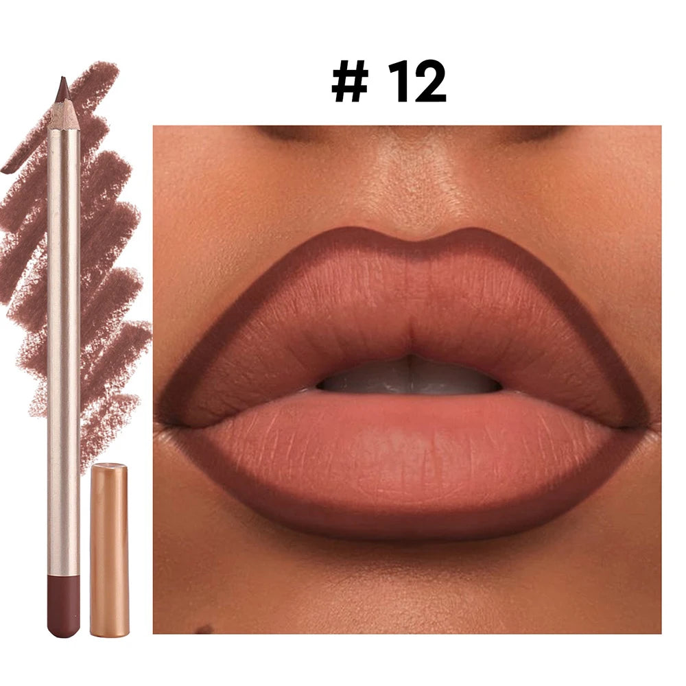 Waterproof Vegan Lip Liner - Long Lasting Matte Lip Makeup with Custom Logo
