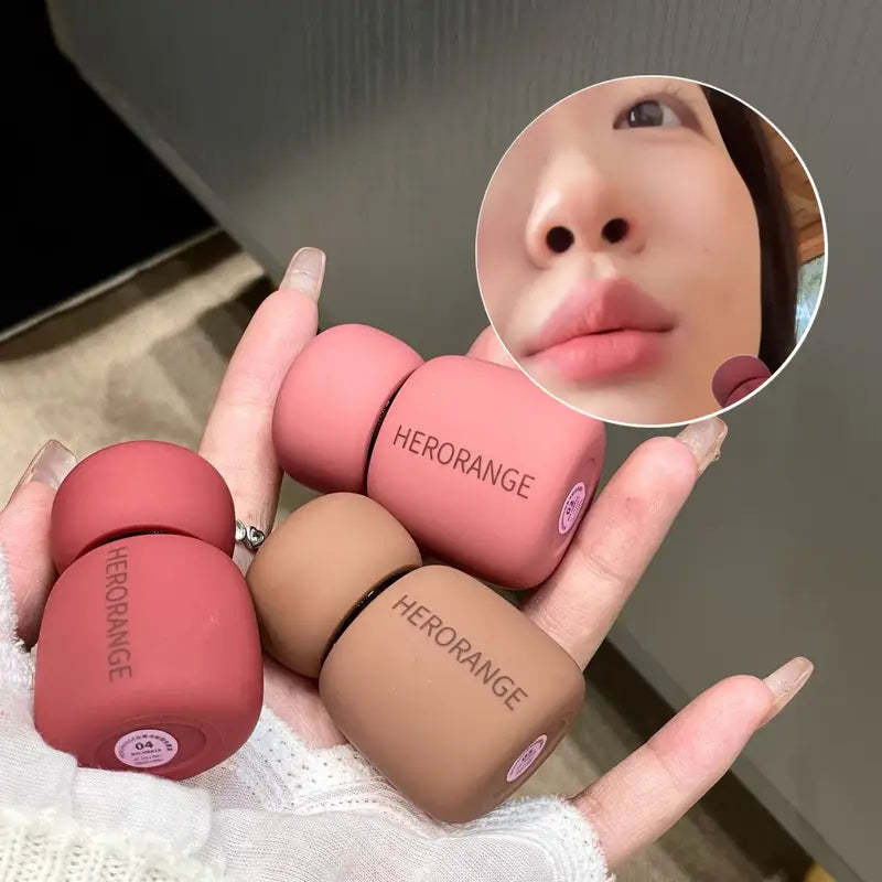 Velvet Matte Lip Mud - Long Lasting, Non Transfer, Brightening Lip Color Set