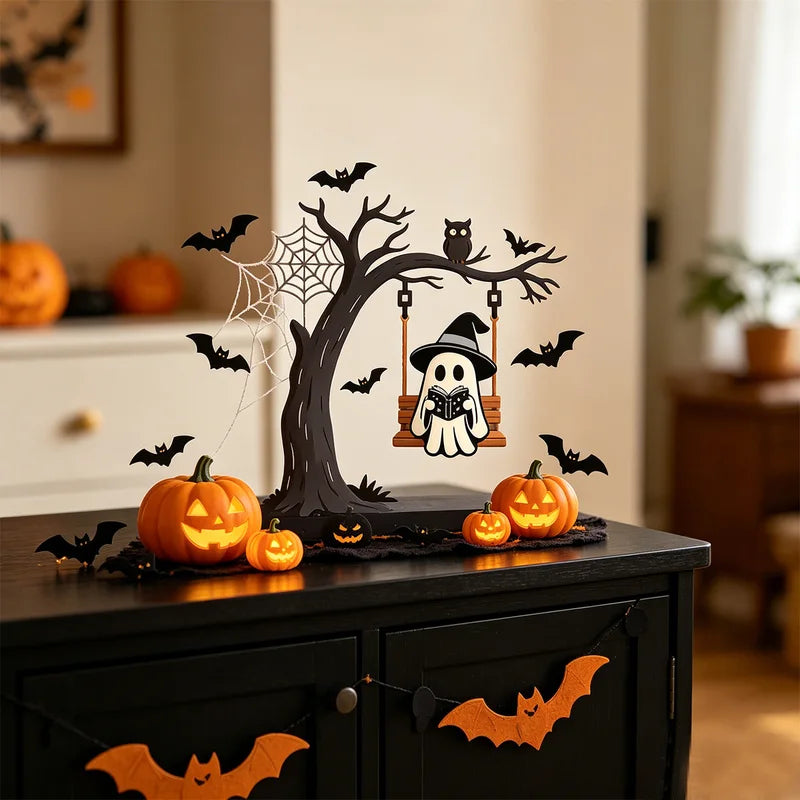 Halloween Decorative Iron Art Ornament - DIY Folding Home Decor