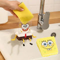 Cartoon Sponge Holder for Kitchen Sink Organizers Bathroom Decor Gift