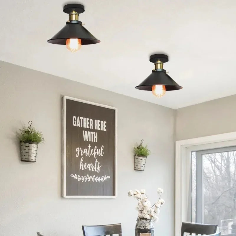 Modern Pendant Ceiling Light with 1/2/3 Heads - Vintage Hanging Lamp for Living Room and Kitchen