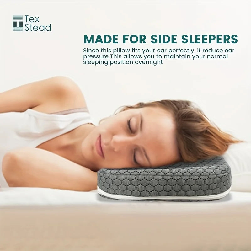 Ear Piercing Pillow for Side Sleepers Ear Pain & Inflammation Support