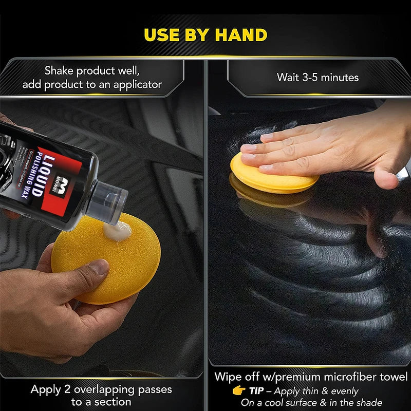 Car Polish and Coating Kit - Scratch, UV Protection, Restores Paint & Headlights