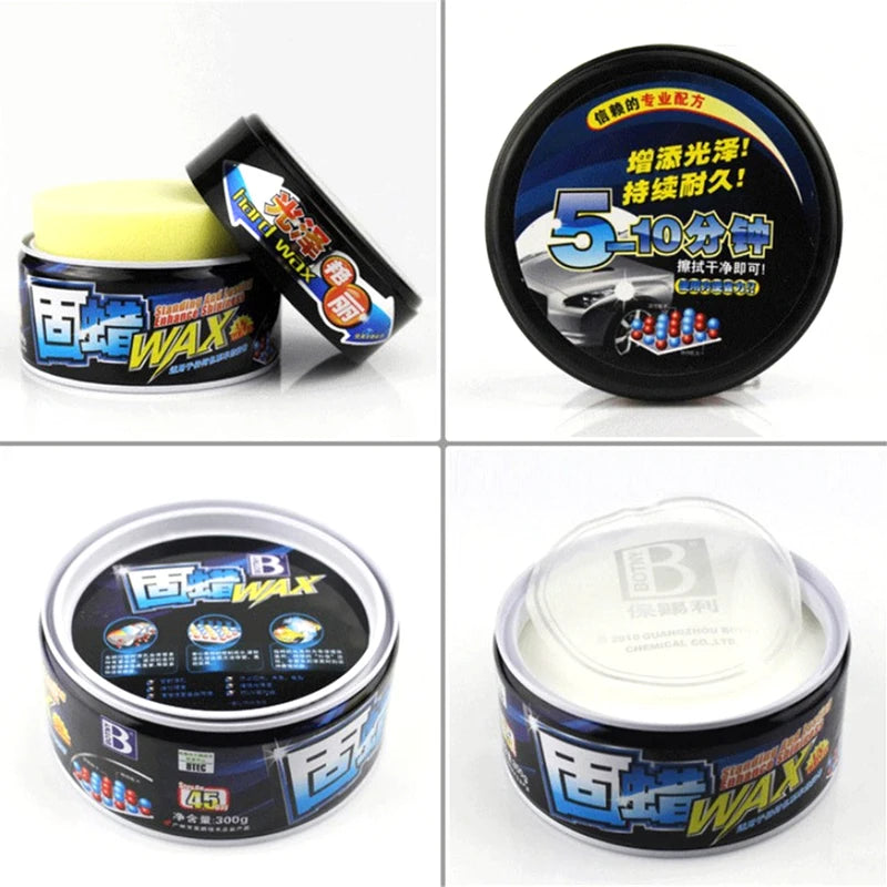 Car Polishing Wax Paste Scratch Repair Waterproof Coating - 300g Professional Car Care