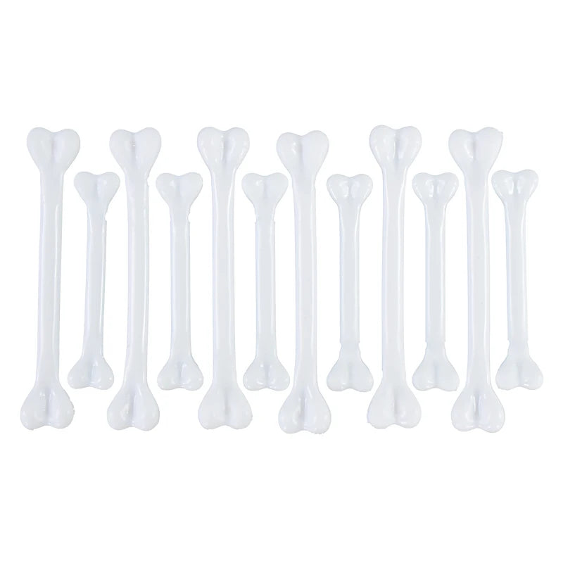 12Pcs Halloween Plastic Bones Decoration Props for Haunted House & Party
