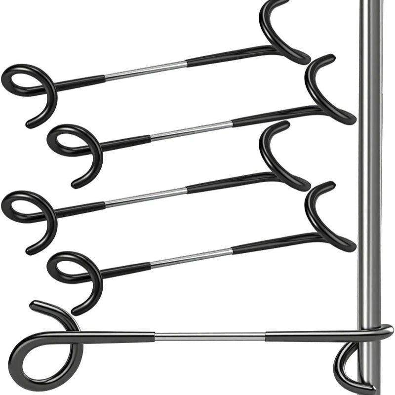 Outdoor Camping Light Hook Stainless Steel Tree Pole Hanger Non-slip Tent Lamp Accessory