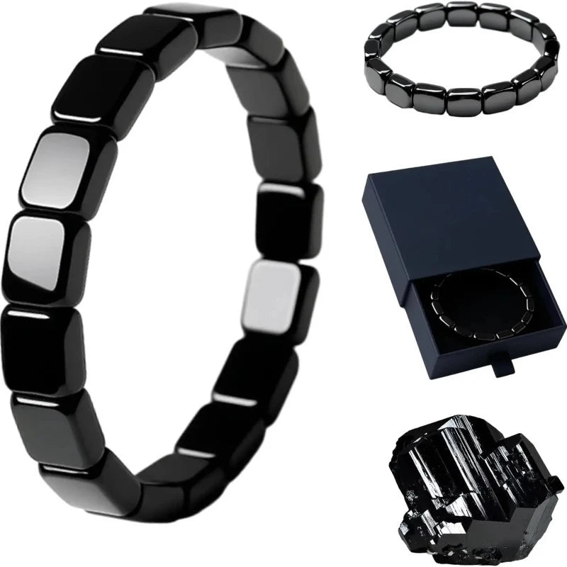 Hematite Men's Bracelet - Support T-Levels, Confidence & Clarity