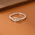 Sterling Silver Animal Opening Ring - Cute Fish Design, Exquisite Jewelry