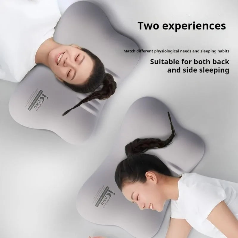 Ergonomic Memory Foam Pillow for All Sleep Positions - Neck Pain Relief