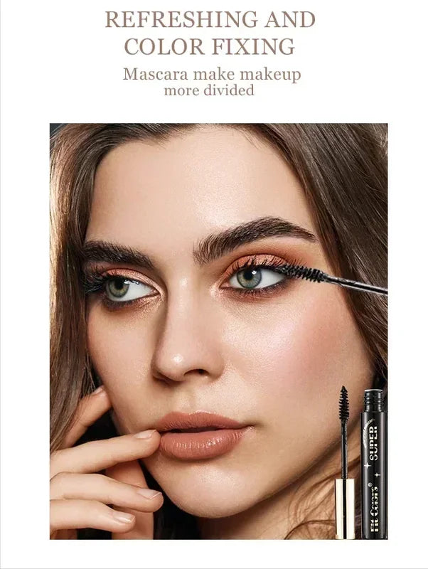 Waterproof 5D Silk Fiber Mascara with 14 Colors - Lengthening & Volumizing Eyelash Extension