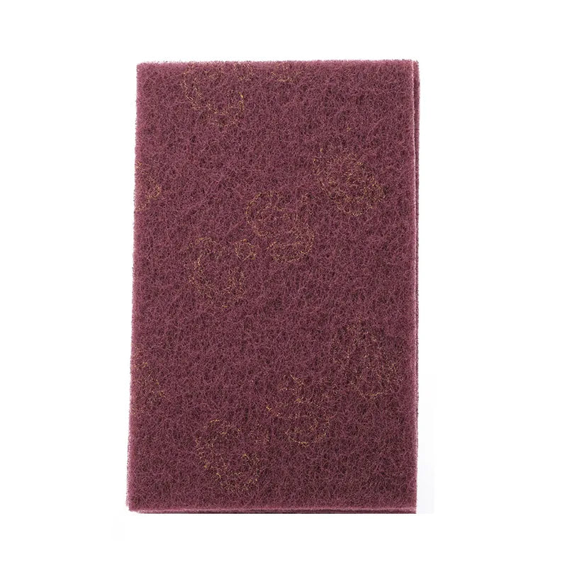 5Pcs Abrasive Hand Scouring Pads for Cleaning and Polishing - Green & Red