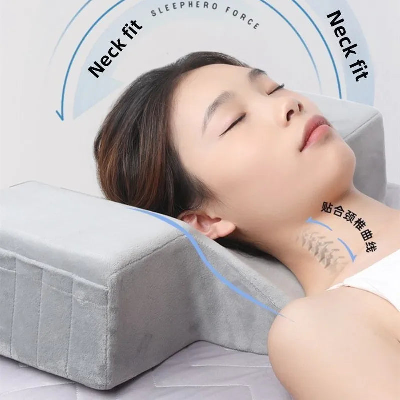 Memory Foam Eyelash Pillow Butterfly Shape Eyelid Support Cushion for False Lash Grafting